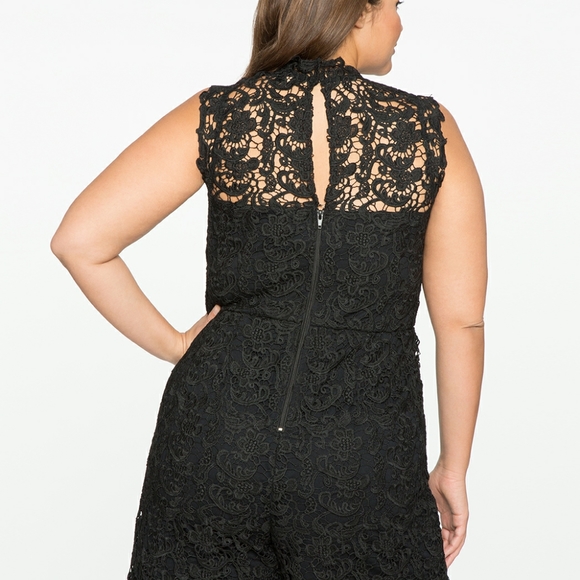 New with tag ELOQUII, WHITE Lace Rumper, SIZE 20- 22- 24 - Picture 3 of 4